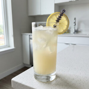 Coconut Lavender Lemonade Mocktail Recipe