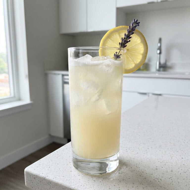 Coconut Lavender Lemonade Mocktail Recipe