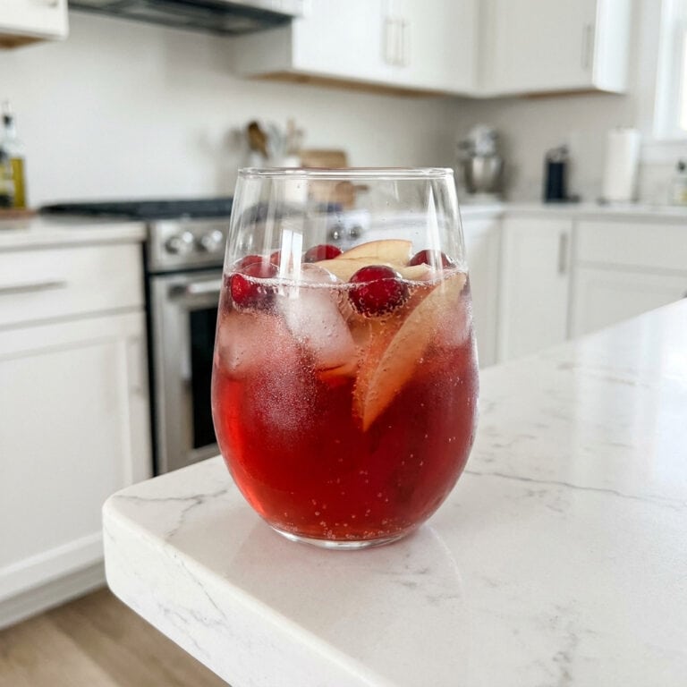 Cranberry Apple Cider Punch Cocktail Recipe