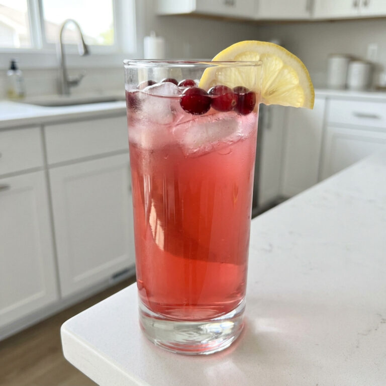 Cranberry Lemonade Mocktail Recipe
