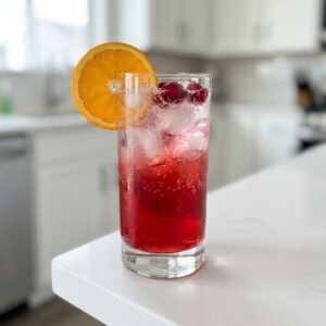 Cranberry Orange Fizz Mocktail Recipe
