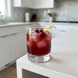 Cranberry Whiskey Sour Cocktail Recipe