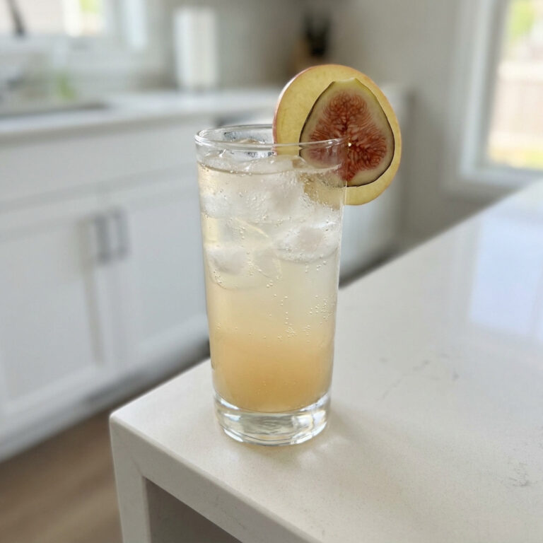 Crisp Fig and Apple Fizz Mocktail Recipe