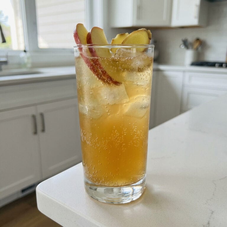 Ginger Apple Cider Shandy Cocktail Recipe