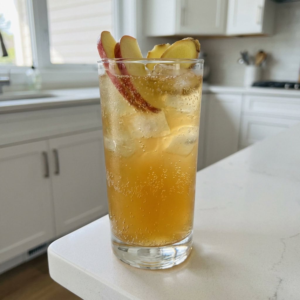 Ginger Apple Cider Shandy Cocktail Recipe