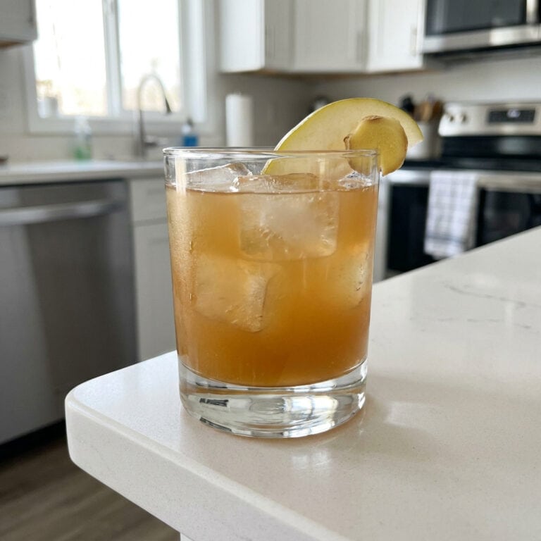 Ginger and Pear Bourbon Cocktail Recipe