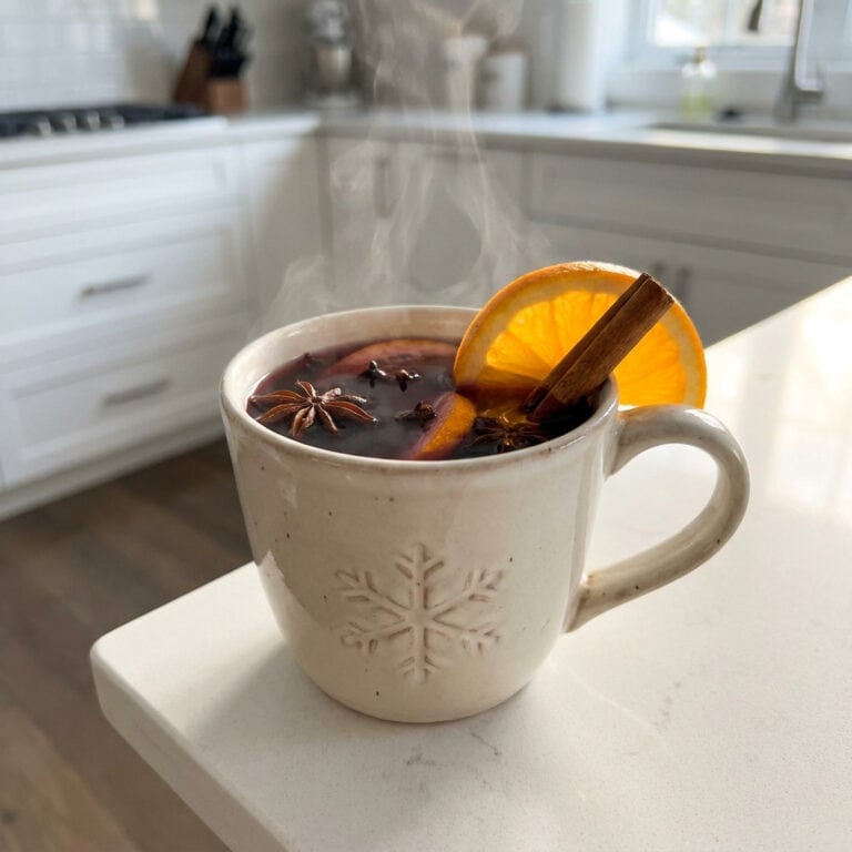 Holiday Mulled Grape Juice Mocktail Recipe