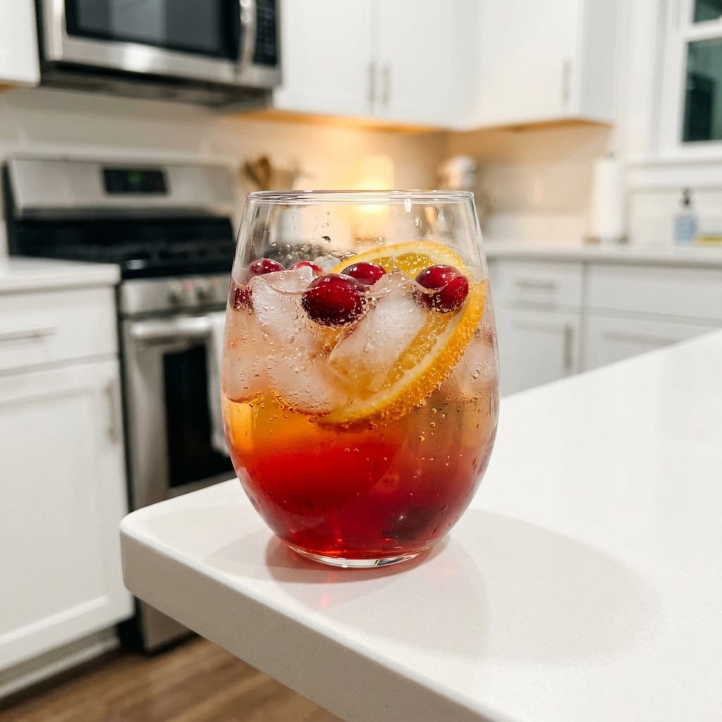 Holiday Spiked Punch Cocktail Recipe