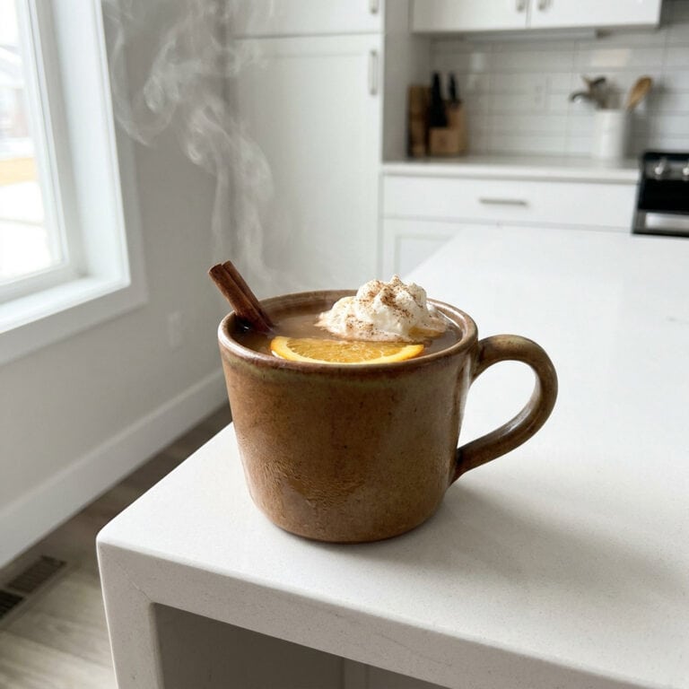 Hot Apple Cider with Rum Cocktail Recipe