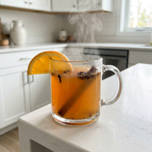 Hot Spiced Citrus Tea Mocktail Recipe