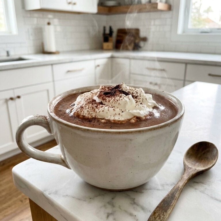 Irish Cream Hot Chocolate Mocktail Recipe