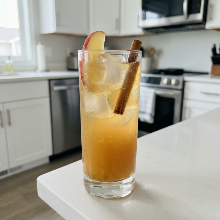 Maple Apple Spritz Mocktail Recipe