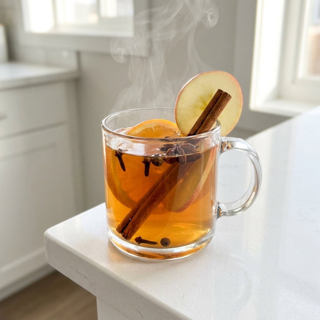 Mulled Apple Cider Mocktail Recipe