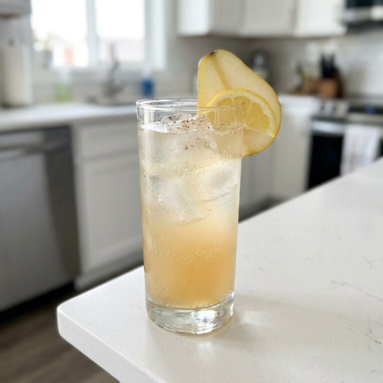 Nutmeg Pear Punch Mocktail Recipe