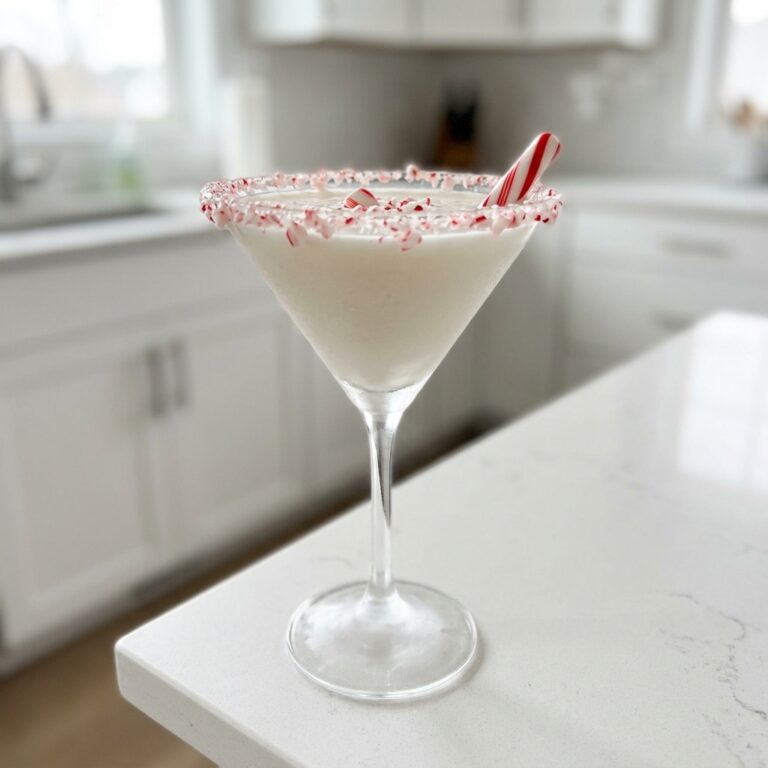 Peppermint Bark Martini Cocktail Recipe