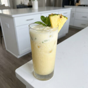 Pineapple Coconut Refresher Mocktail Recipe