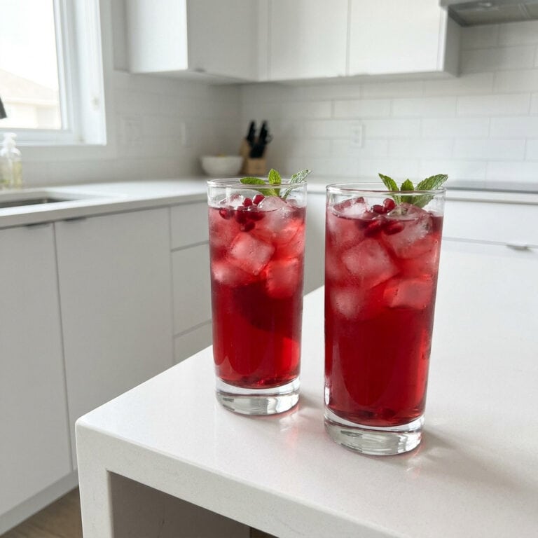 Pomegranate Punch Mocktail Recipe