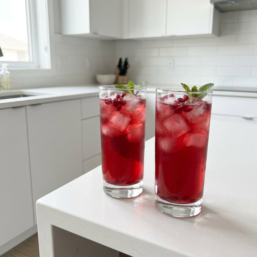 Pomegranate Punch Mocktail Recipe