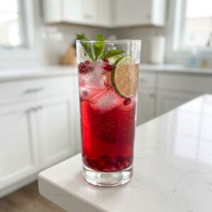 Pomegranate Sparkler Mocktail Recipe