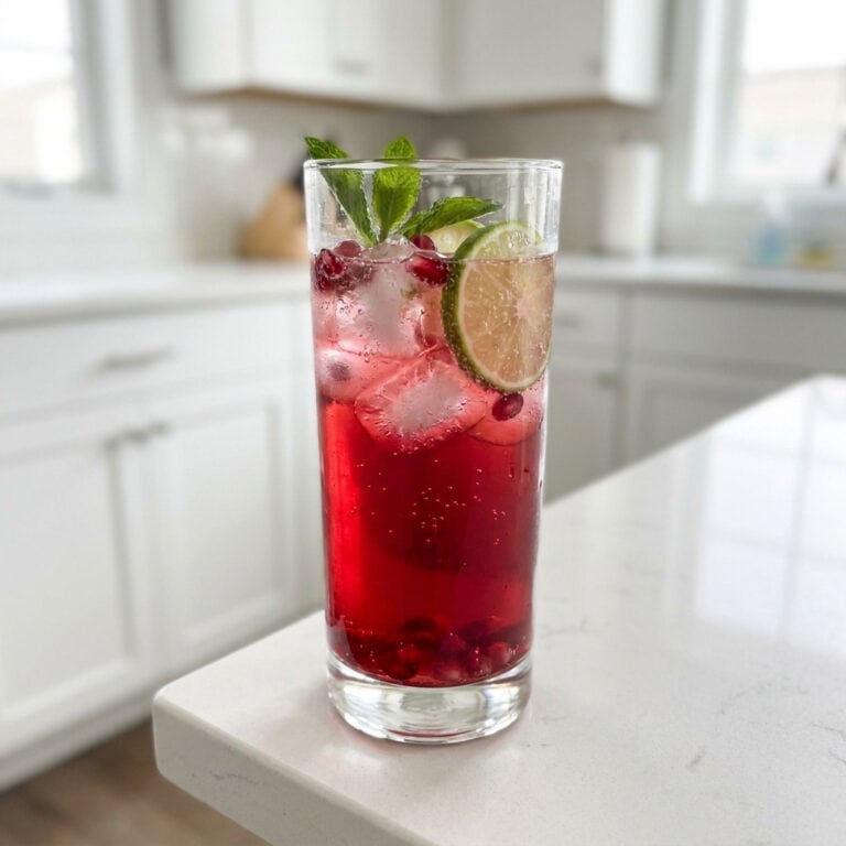 Pomegranate Sparkler Mocktail Recipe