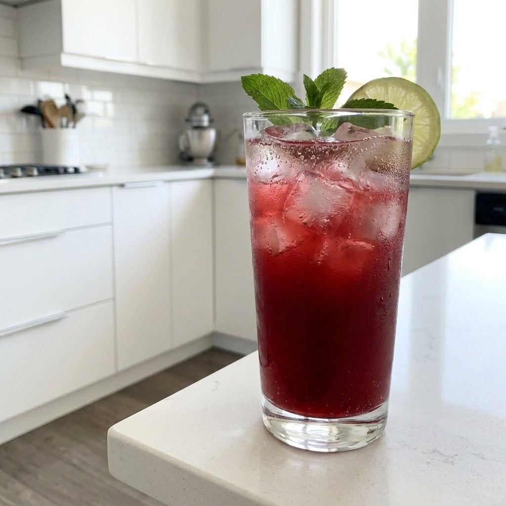 Roasted Plum and Ginger Mocktail Recipe