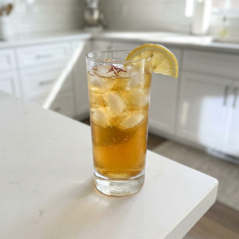Saffron and Cardamom Bourbon Cocktail Recipe