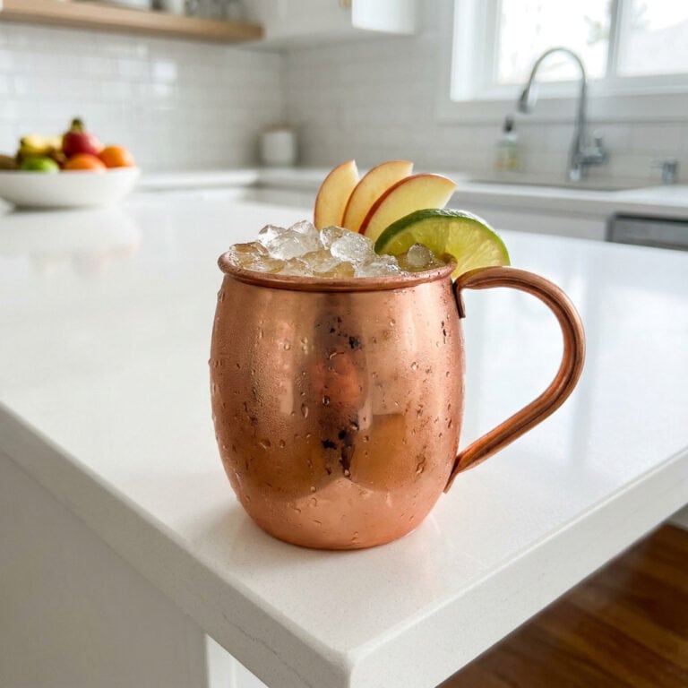 Sparkling Cider Mule Mocktail Recipe