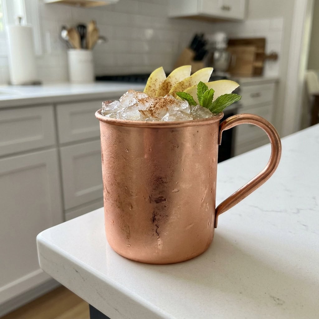 Spiced Pear Mule Cocktail Recipe