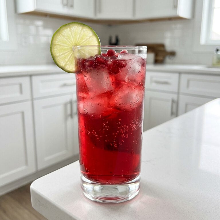 Spiced Pomegranate Cooler Mocktail Recipe