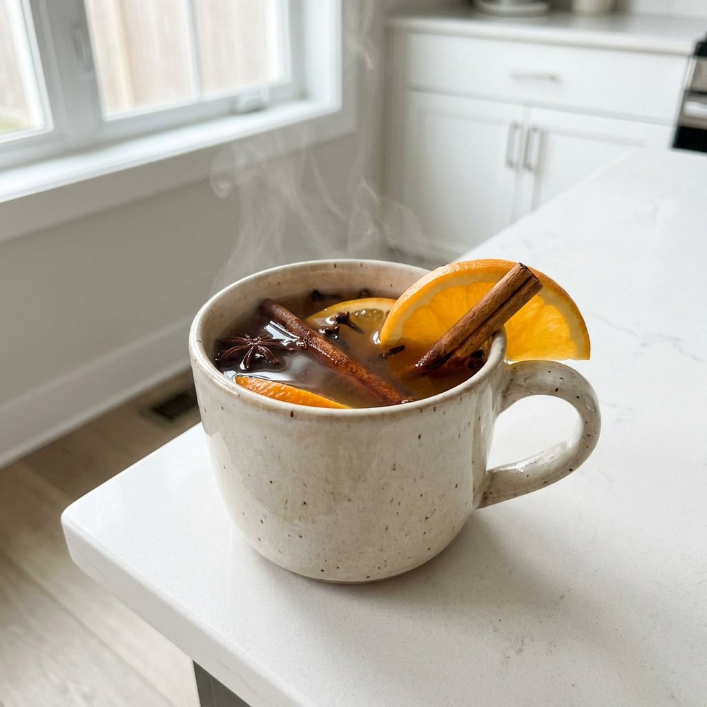 Warm Spiced Apple Cider Cocktail Recipe