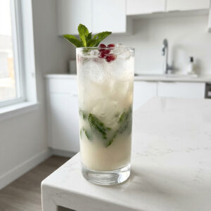 White Christmas Mojito Cocktail Recipe