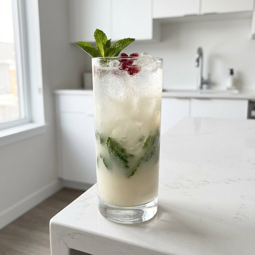 White Christmas Mojito Cocktail Recipe