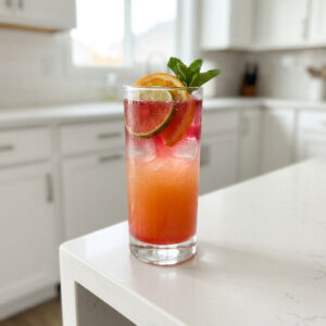 Winter Citrus Punch Mocktail Recipe
