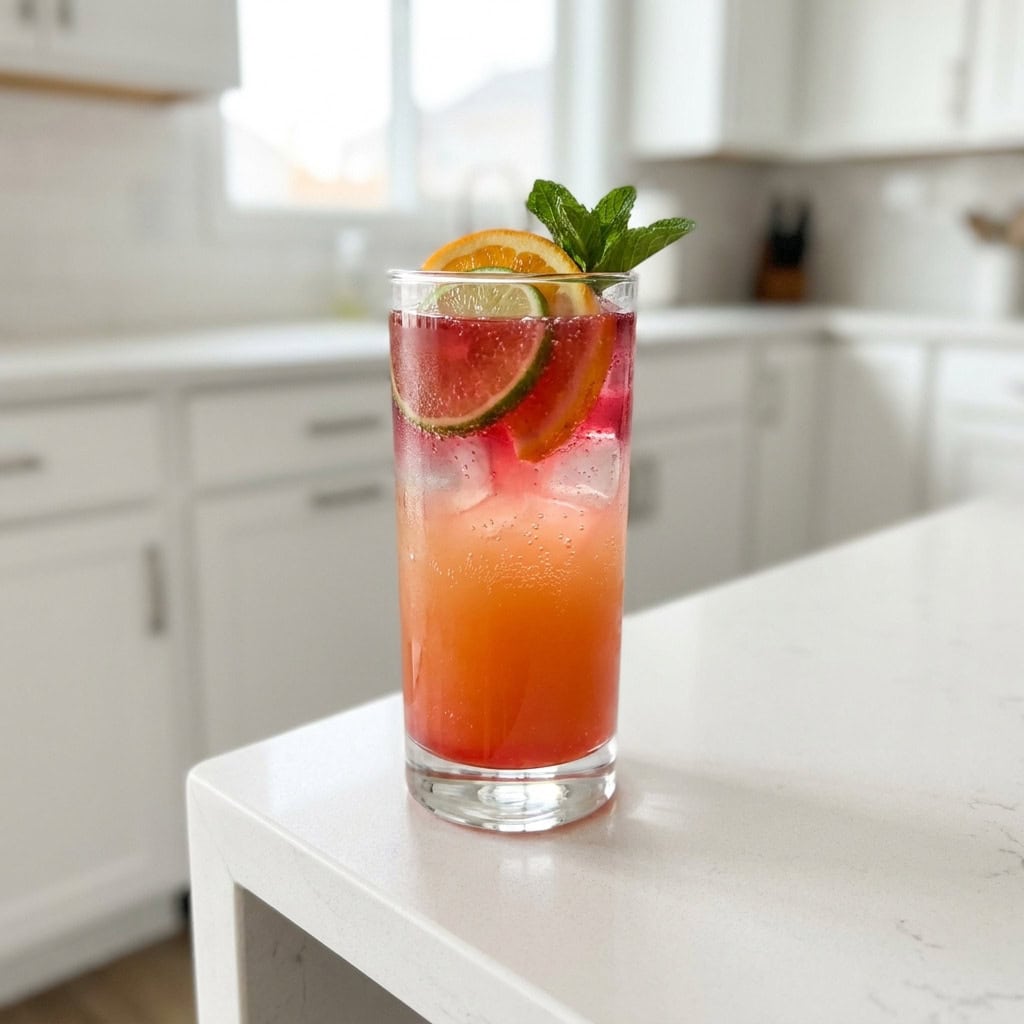 Winter Citrus Punch Mocktail Recipe