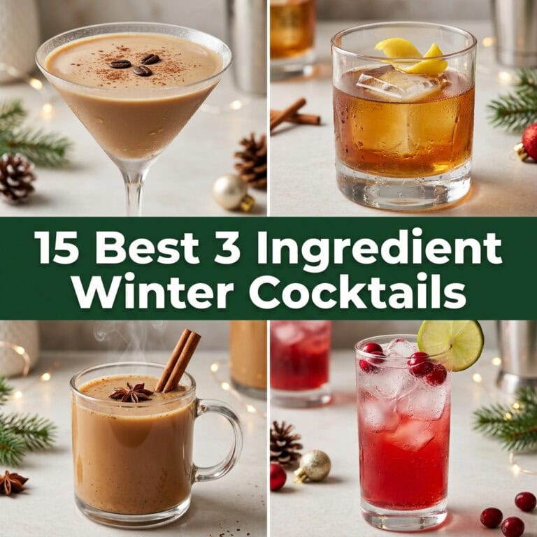 15 Best 3 Ingredient Winter Cocktails