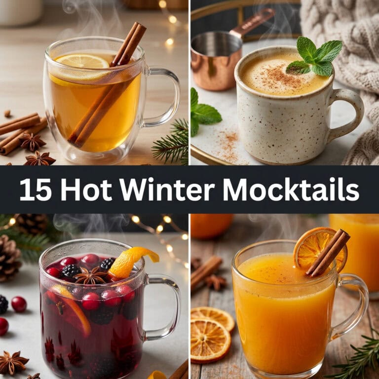 15 Fun Winter Mocktail Recipes for Cozy Gatherings