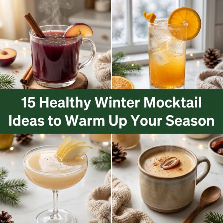 15 Healthy Winter Mocktail Ideas to Warm Up Your Season