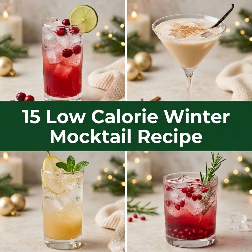 15 Low Calorie Winter Mocktail Recipe