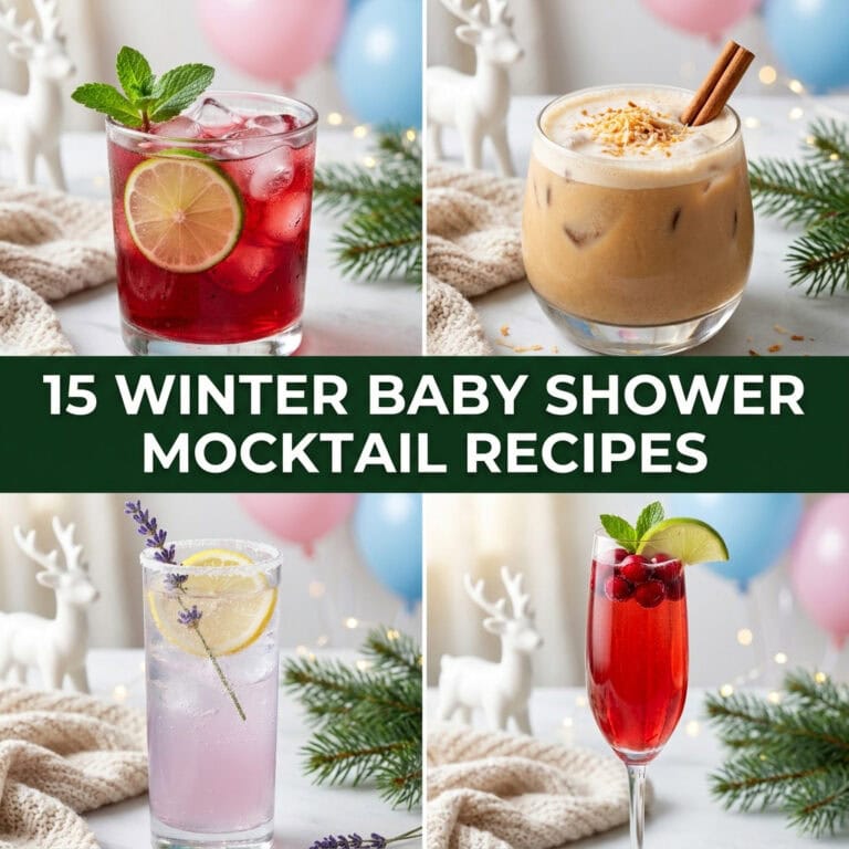 15 Winter Baby Shower Mocktail Recipes
