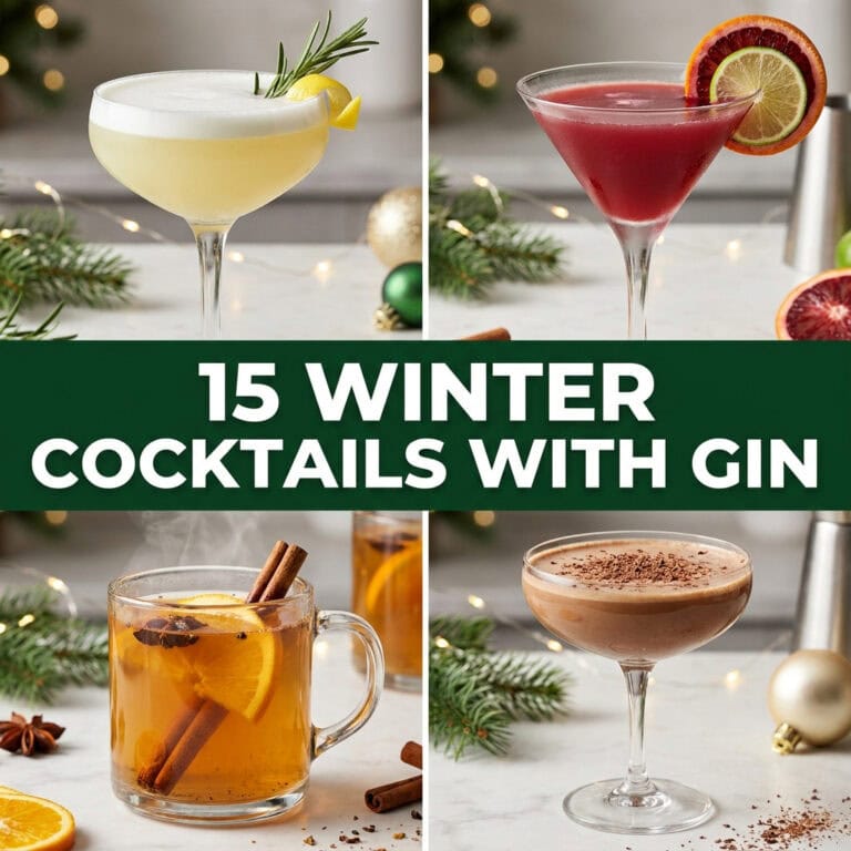 15 Winter Cocktails with Gin