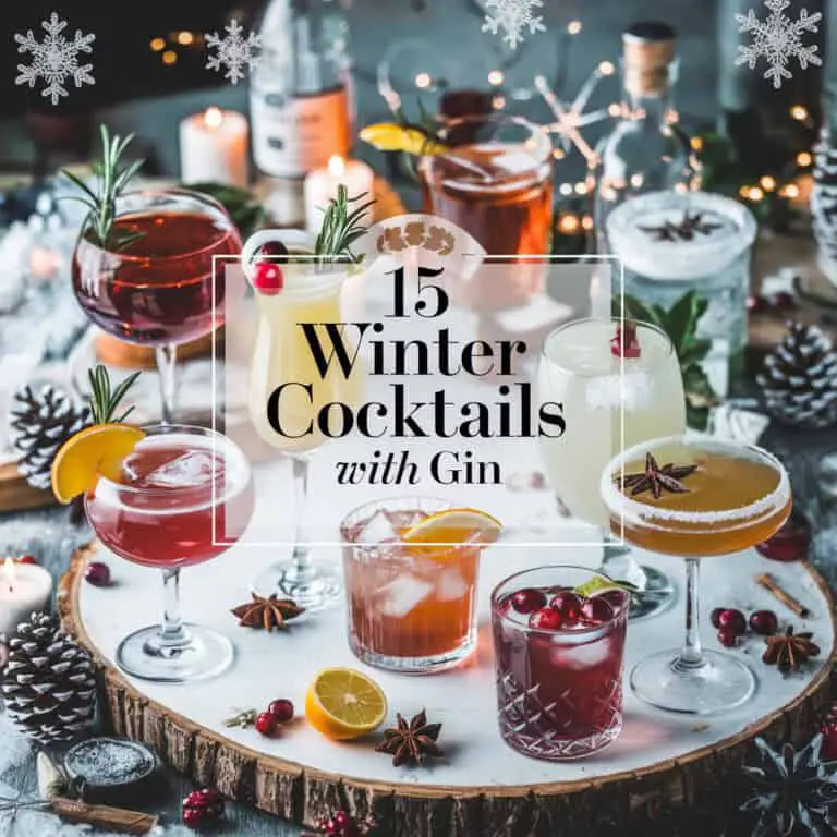 15 Winter Cocktails with Gin to Warm Your Spirits