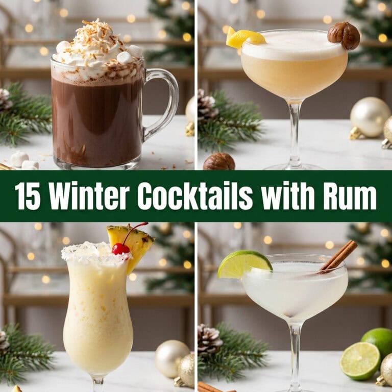 15 Winter Cocktails with Rum