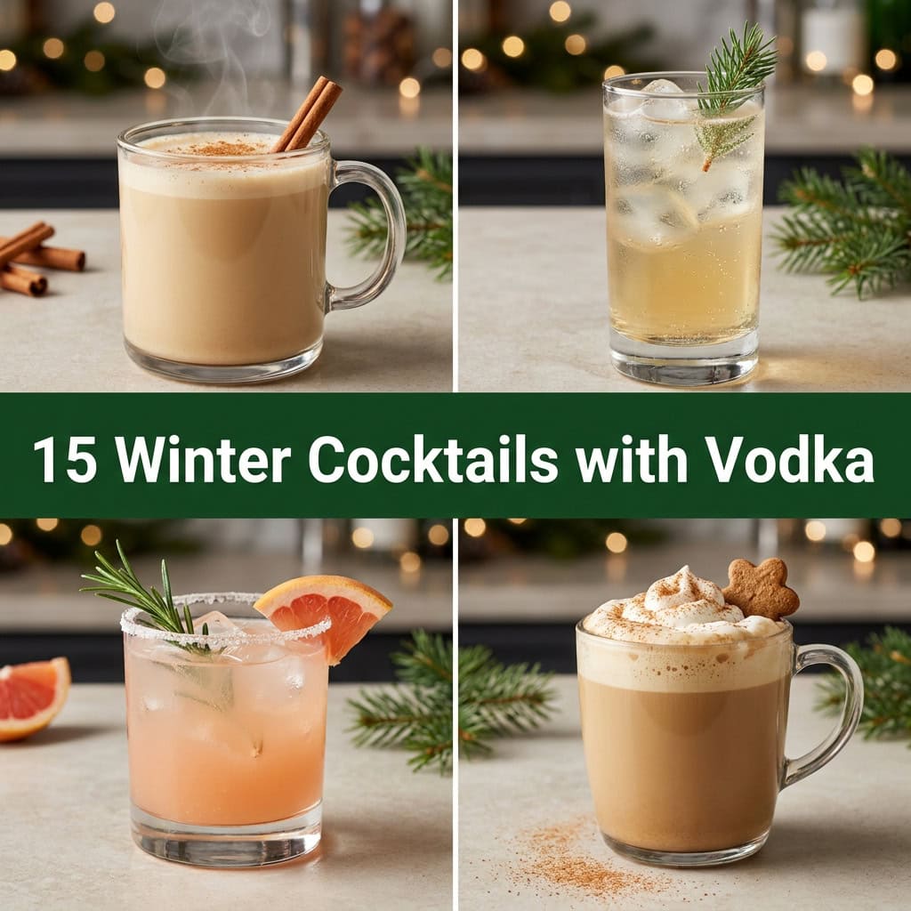 15 Winter Cocktails with Vodka