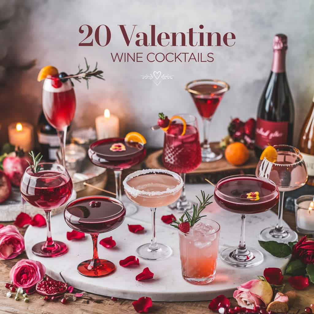 20 Valentine Wine Cocktails