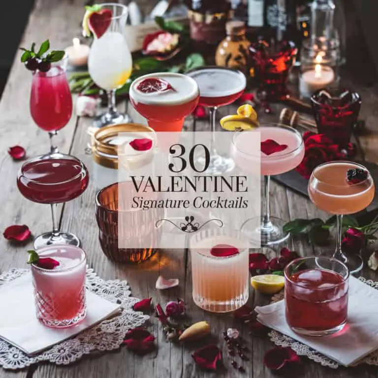 30 Valentine Signature Cocktails to Impress Your Loved One