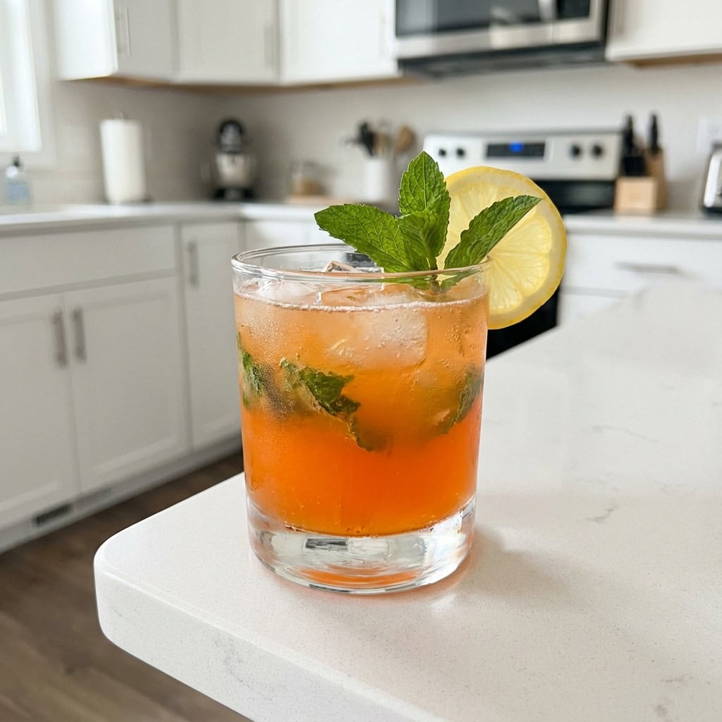 Aperol Ginger Smash Cocktail Recipe
