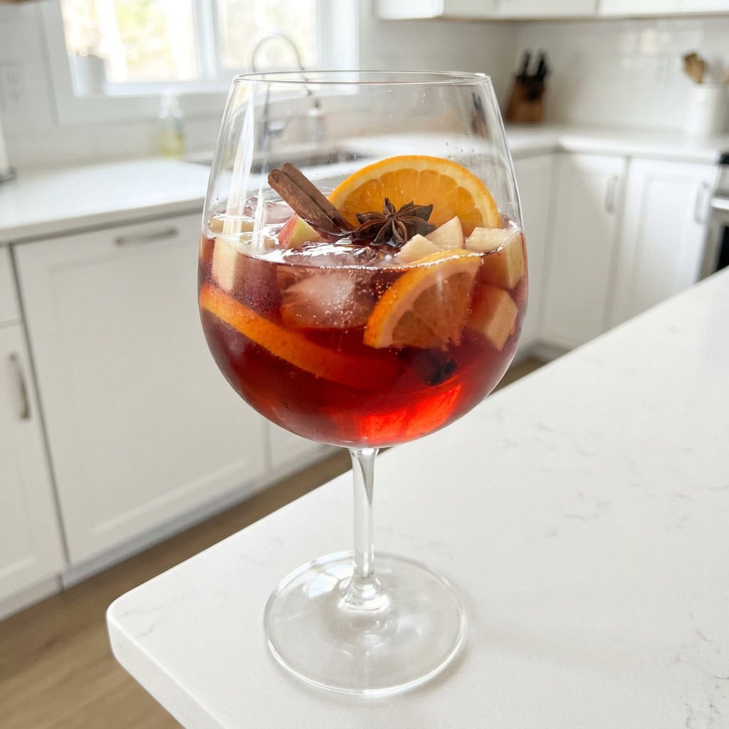 Aperol Spiced Sangria Cocktail Recipe