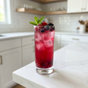 Berry Bliss Bubbler Mocktail Recipe