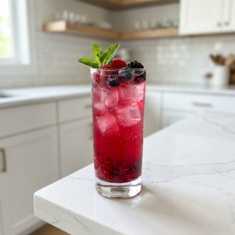 Berry Bliss Bubbler Mocktail Recipe