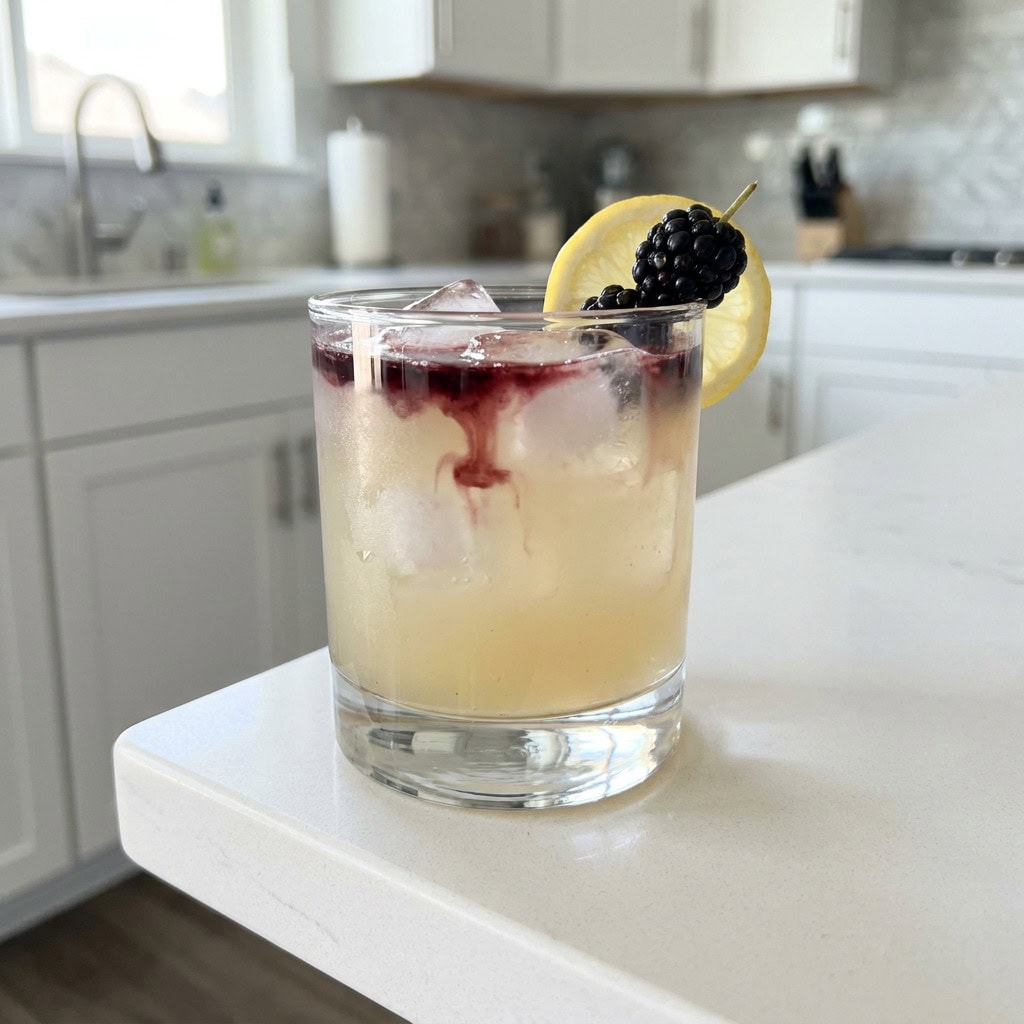 Blackberry Bramble Warmer Mocktail Recipe